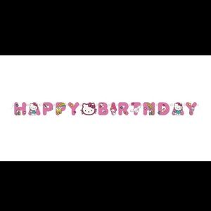 Hello Kitty Happy Birthday Banner